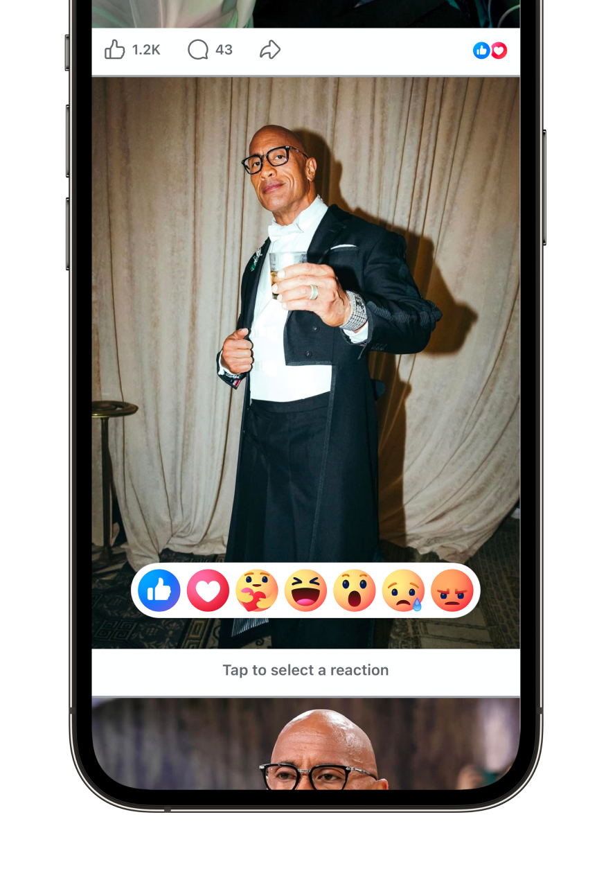 Reaction icons low in contrast and hard to tell apart